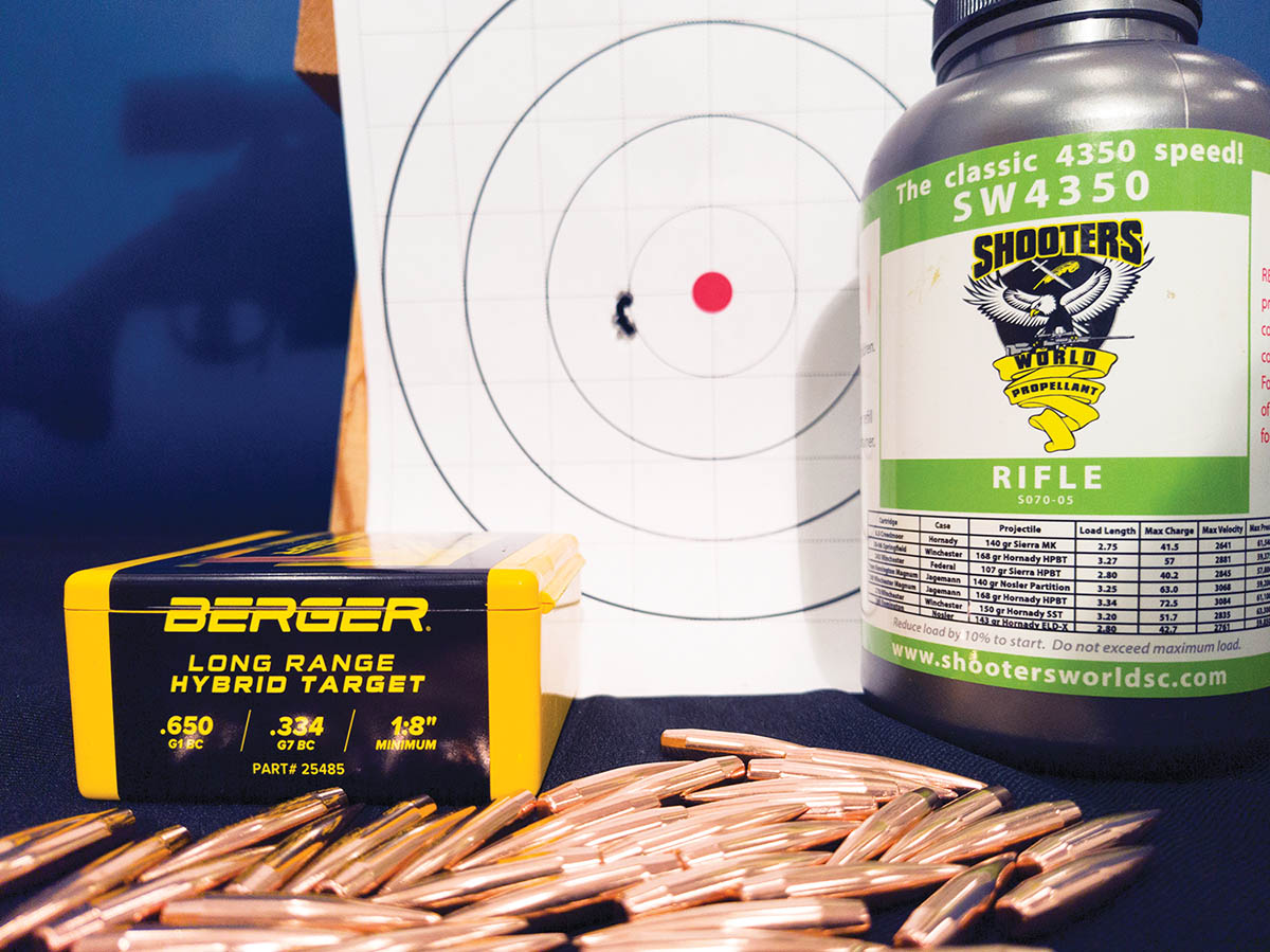 Using Shooters World 4350 powder produced excellent results across the board in 25 Creedmoor  offering low SDs and ES in every charge weight tested. This target was one of the best groups the rifle shot across 25 different loads.